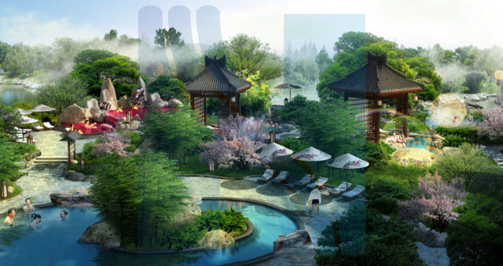 ?；◢u溫泉城日本溫泉旅游規(guī)劃效果圖