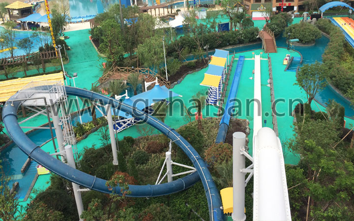 水主題公園項(xiàng)目旅游規(guī)劃設(shè)計(jì)公司：浙江杭州浪浪浪水公園大回環(huán)滑道