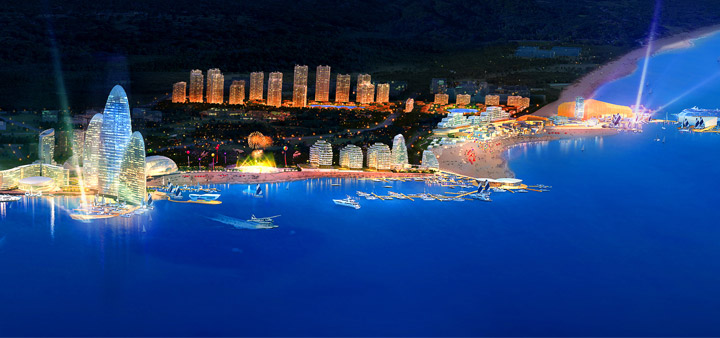 山東日照夢(mèng)想海岸濱海旅游綜合體夢(mèng)里海灣旅游規(guī)劃效果圖