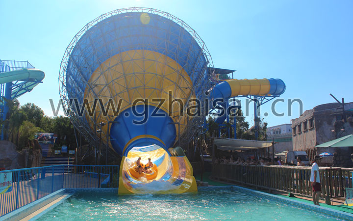 水主題公園項目旅游策劃咨詢公司:橫店夢幻谷水世界大喇叭滑梯